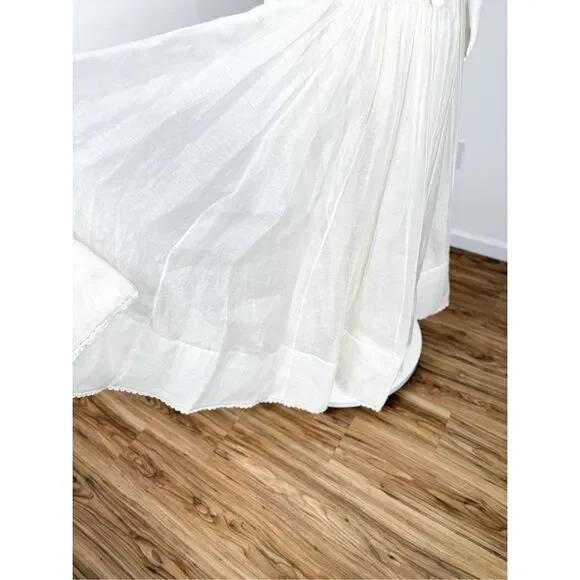 Zimmermann Tama Asymmetric Sequin-Embroidered Gown Size 3 / US 10 - Picture 14 of 15